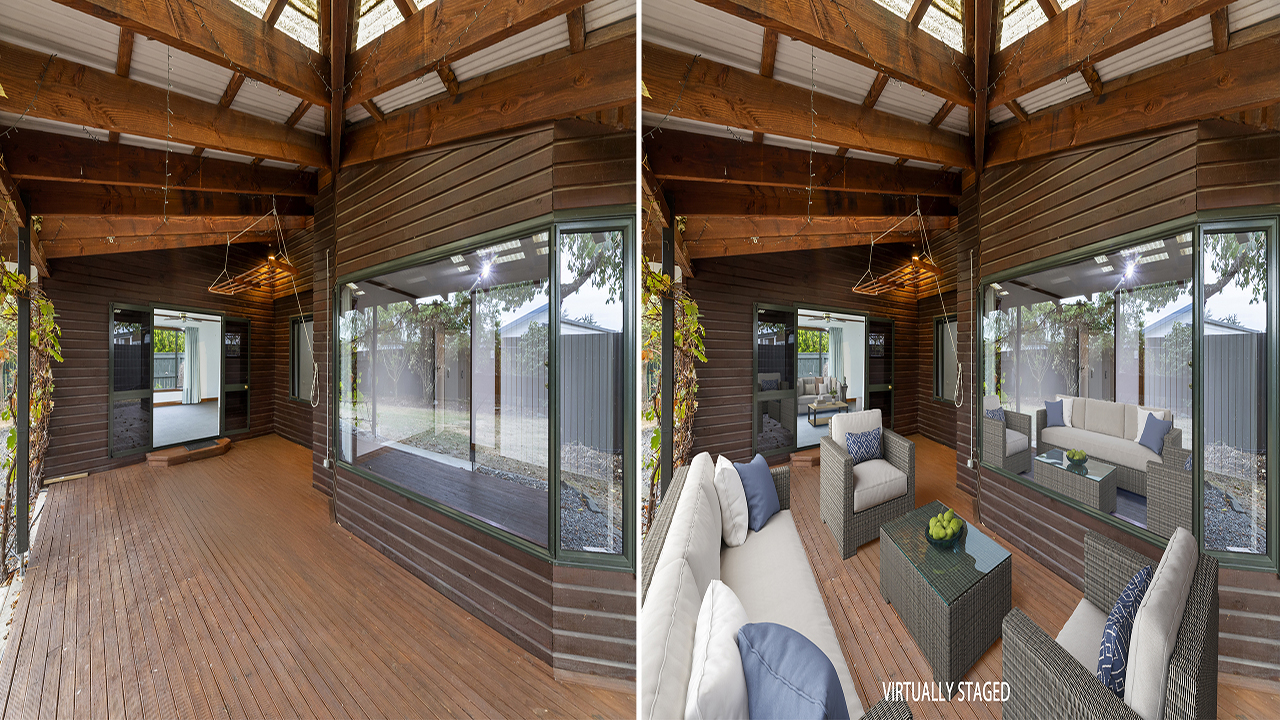 Virtual Staging – before and after